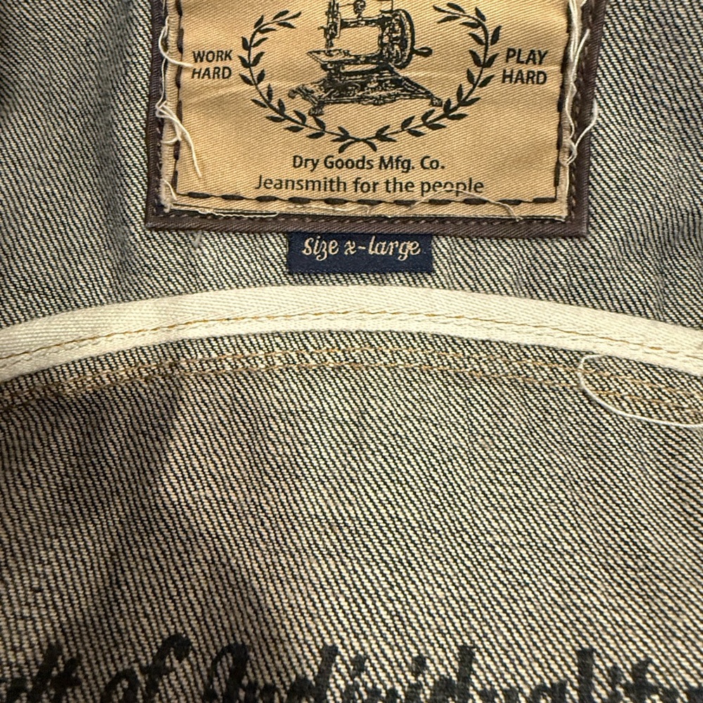 Cult of Individuality Dark Blue Denim Jacket - Picture 6 of 7